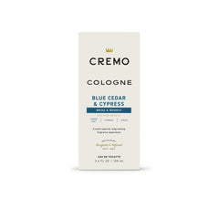 Cremo Blue Cedar & Cypress mens grooming set for cohesive scent