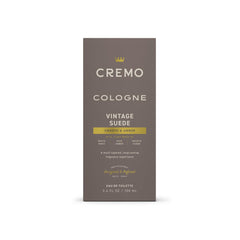 Cremo Vintage Suede hand-application, easy to apply for a refined scent.