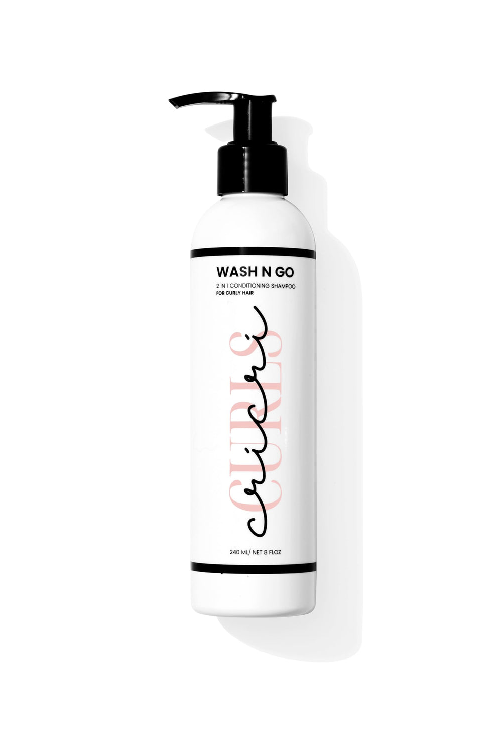 Cricri Curls Wash N Go bottle front highlighting hydration for curls
