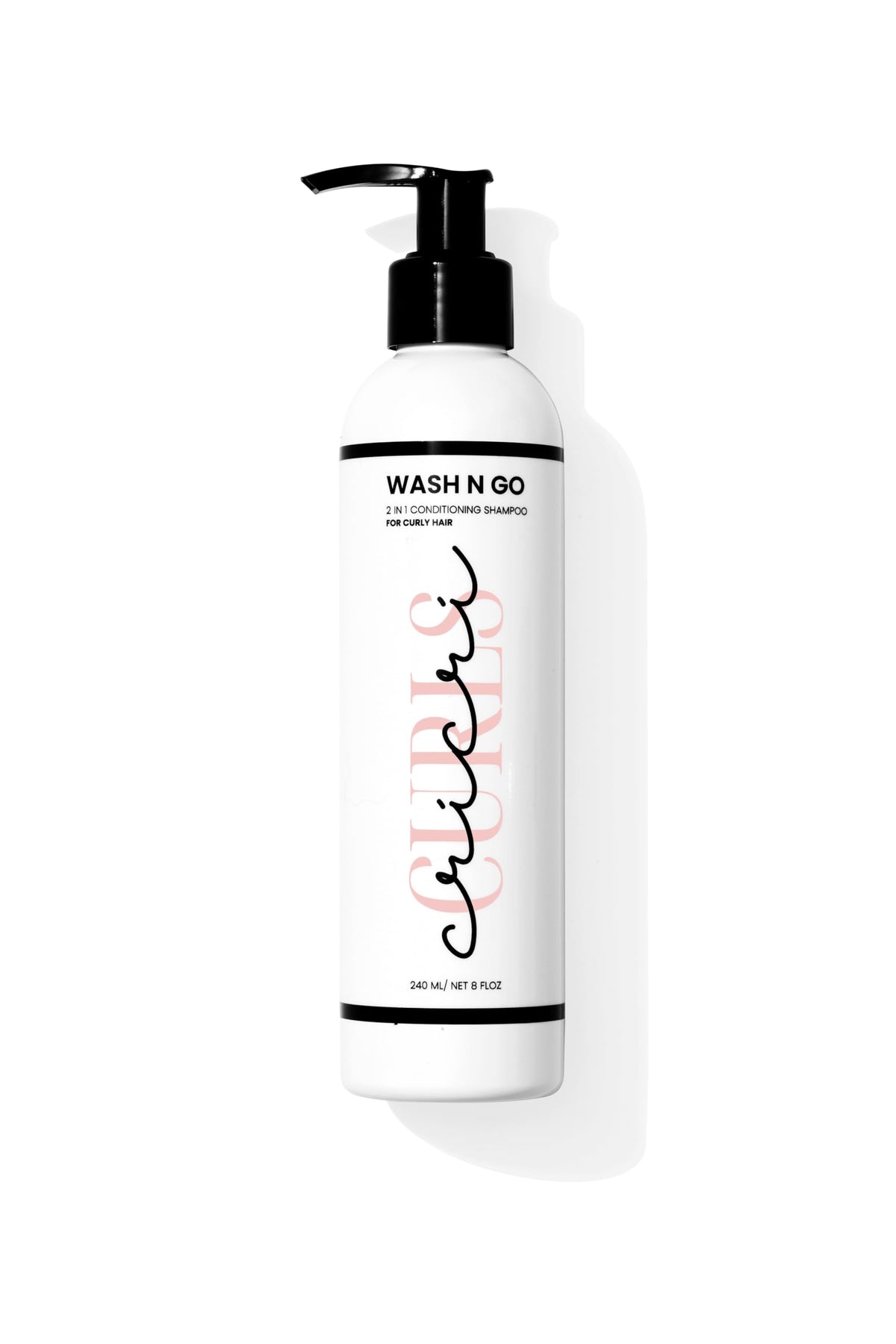 Cricri Curls Wash N Go bottle front highlighting hydration for curls