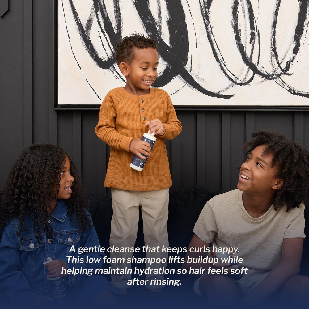Cristina's Curls Kids Shampoo ready-to-use base for easy curl routines.