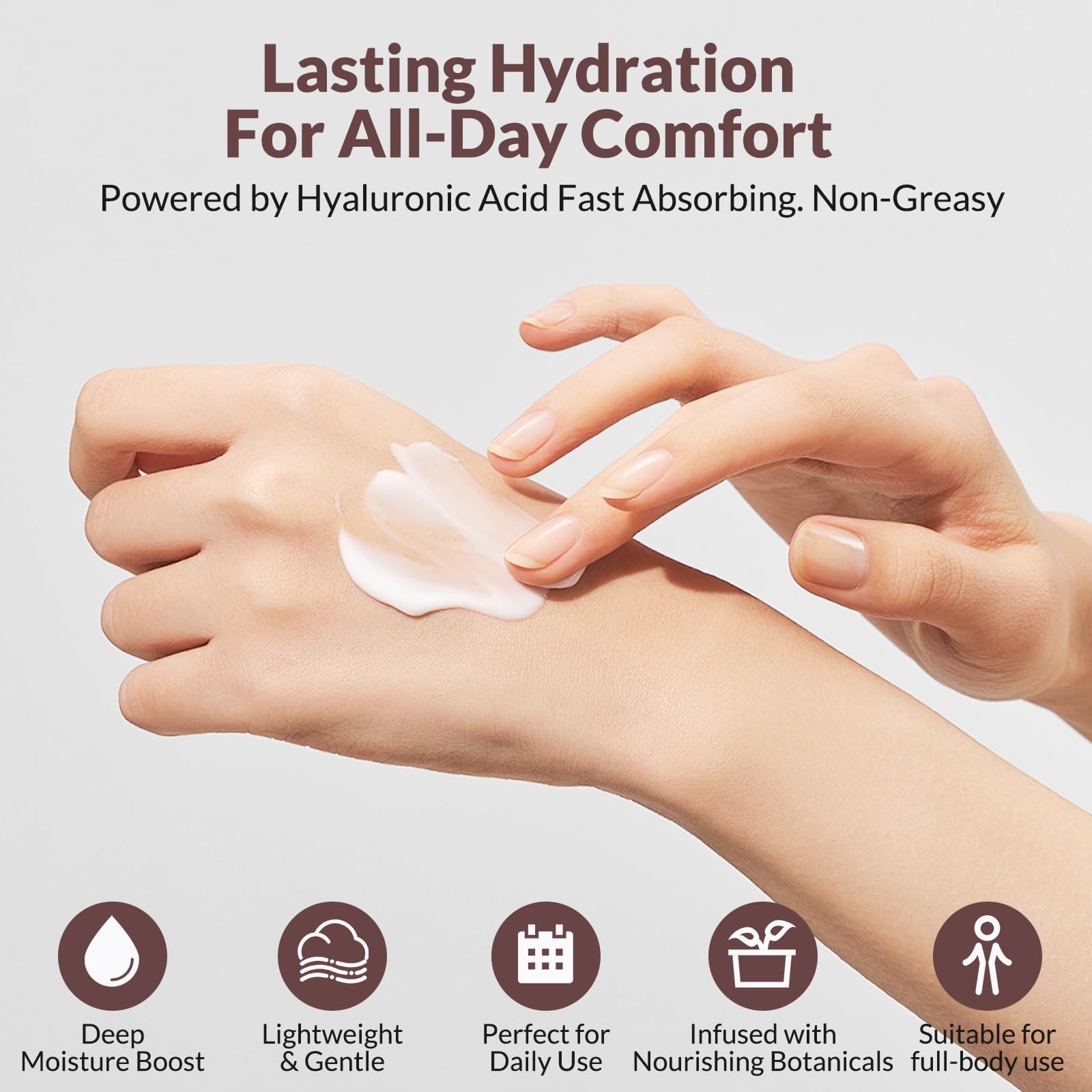 Crogooe eczema cream forms a gentle moisture barrier on skin.