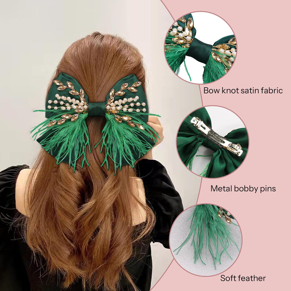 Crown Guide pearl crystal embellishment creates a refined party-ready look.