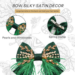 Crown Guide versatile hair bows clip for weddings, parties, daily wear.