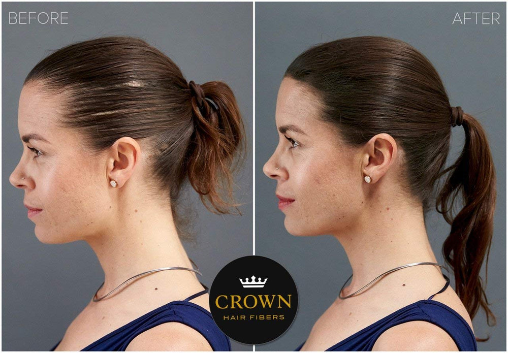 CROWN Twenty1 Hair Fibers root concealer for quick touch-ups