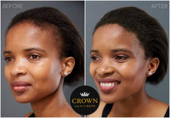 CROWN Twenty1 Hair Fibers resist wind and rain for all-day wear