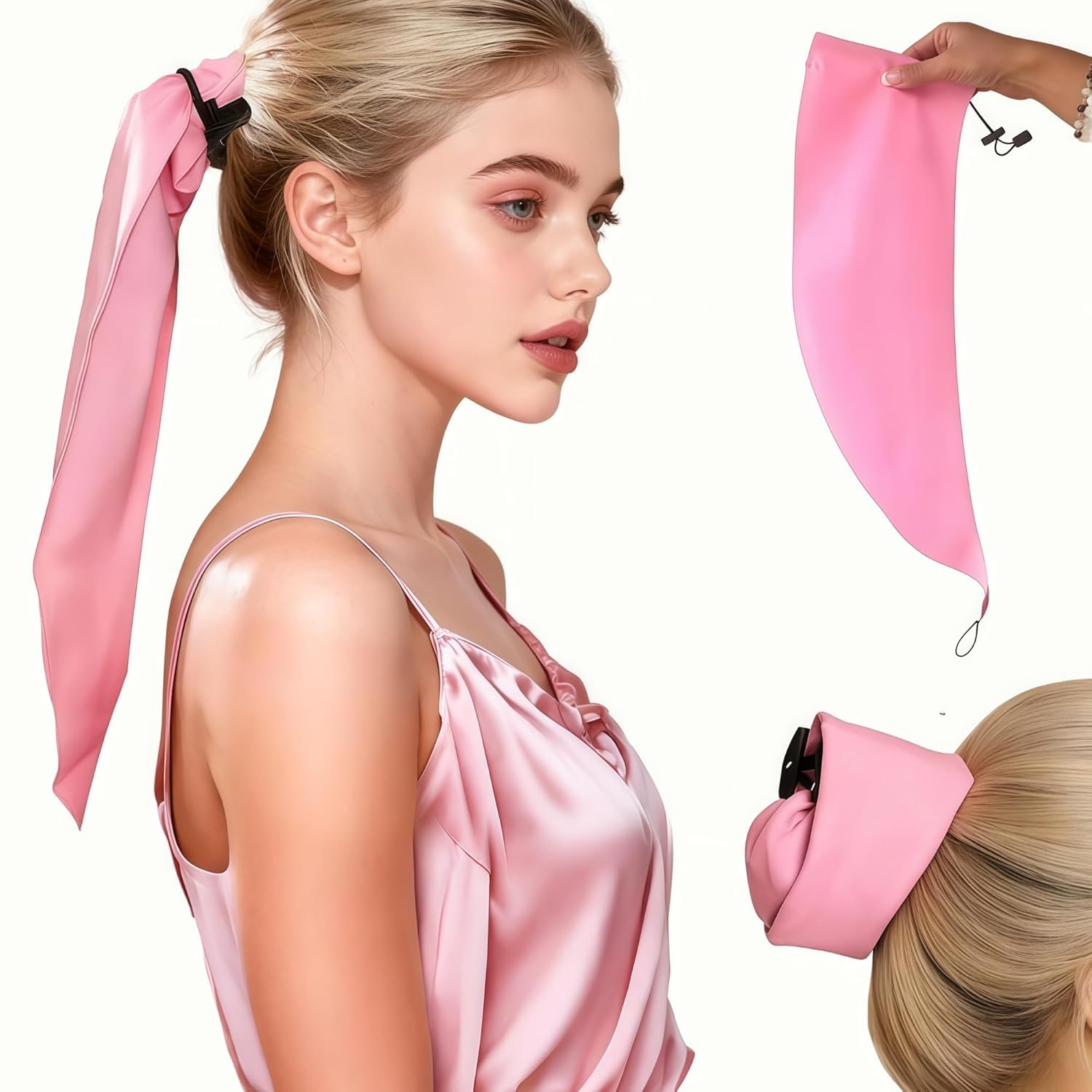 Crown Washing cap reusable highlights durable waterproof sleeve protects hair between showers.