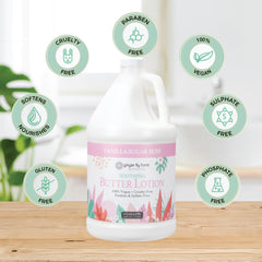 PETA-certified cruelty-free logo on Ginger Lily Farms packaging
