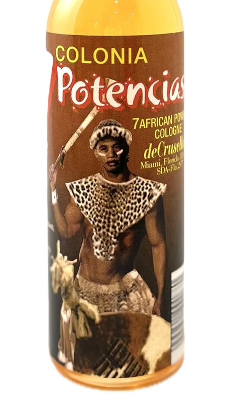 Crusellas 7 African Powers Cologne pack-2 display highlights gift-ready packaging