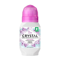 Crystal Essence mineral deodorant bottle with unscented formula for odor protection