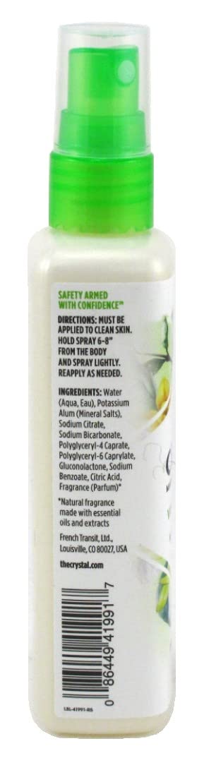 Crystal Essence deodorant spray, pack of 2, ready for value and versatile use.