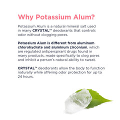 Crystal Essence vegan cruelty-free logo on product label.