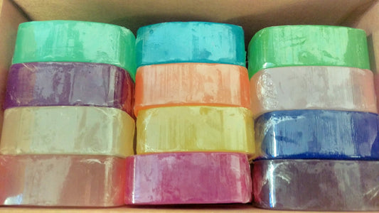 Crystal glycerine soap bar vanilla scent delivers moisturizing lather for daily use