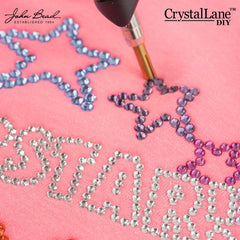 Crystal Lane Diy hotfix stones deliver professional results on fabric