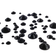 Crystal-Wholesale Austria-made flatbacks feature platinum foiling brilliance.