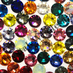 Crystal-Wholesale Austrian crystal flatbacks ss16 no-hotfix in mix colors for DIY embellishments