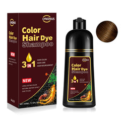 CSFDXD 3-in-1 color shampoo with gloves ready for application at home