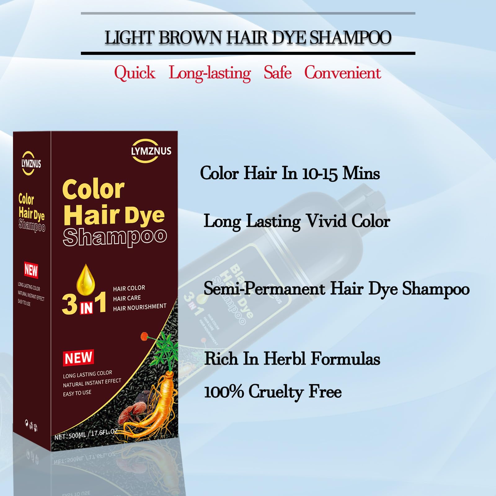 CSFDXD at-home dye process with conditioner for softer hair