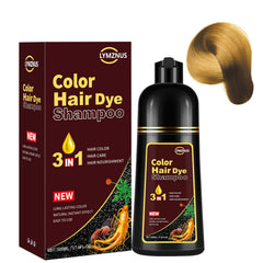 CSFDXD Golden Brown 3-in-1 shampoo bottle for easy root touch-up.