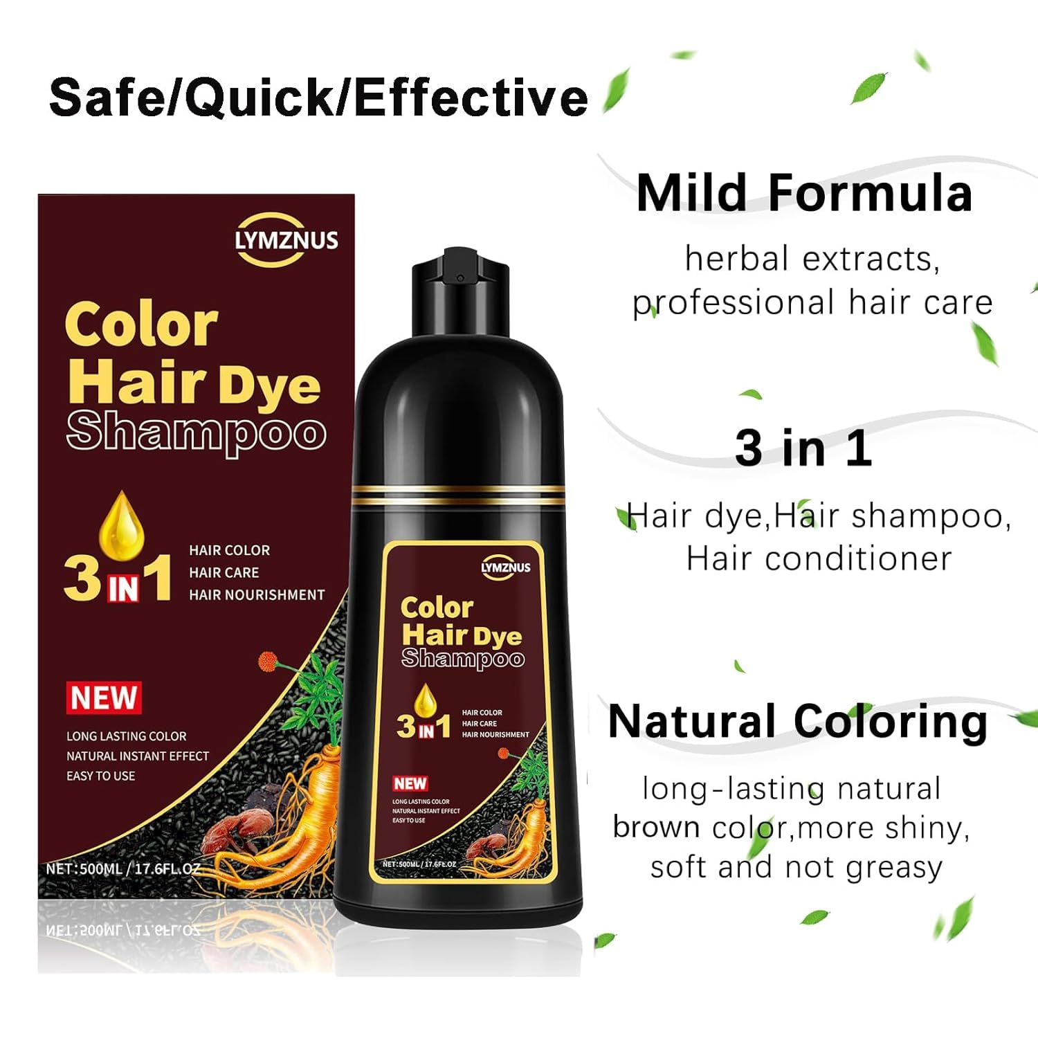 CSFDXD Golden Brown foam lather coats hair evenly during use.