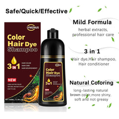 CSFDXD Golden Brown foam lather coats hair evenly during use.