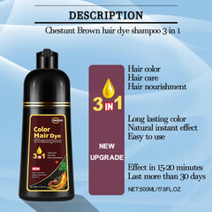 CSFDXD gray hair coverage result after use.