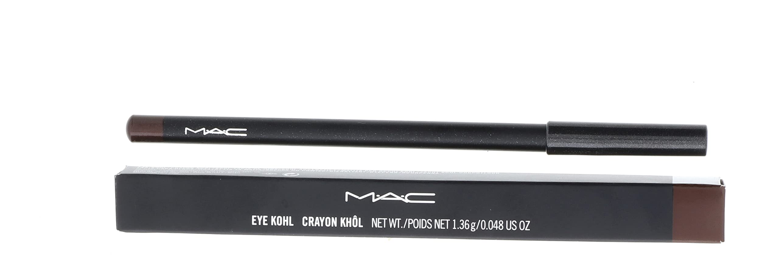 CT Capetronix MAC Eye Kohl Teddy pencil swatch demonstrates a smooth, long-lasting line.
