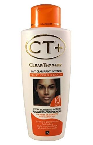 CT Clear Therapy Lotion packaging label highlights authentic USA import