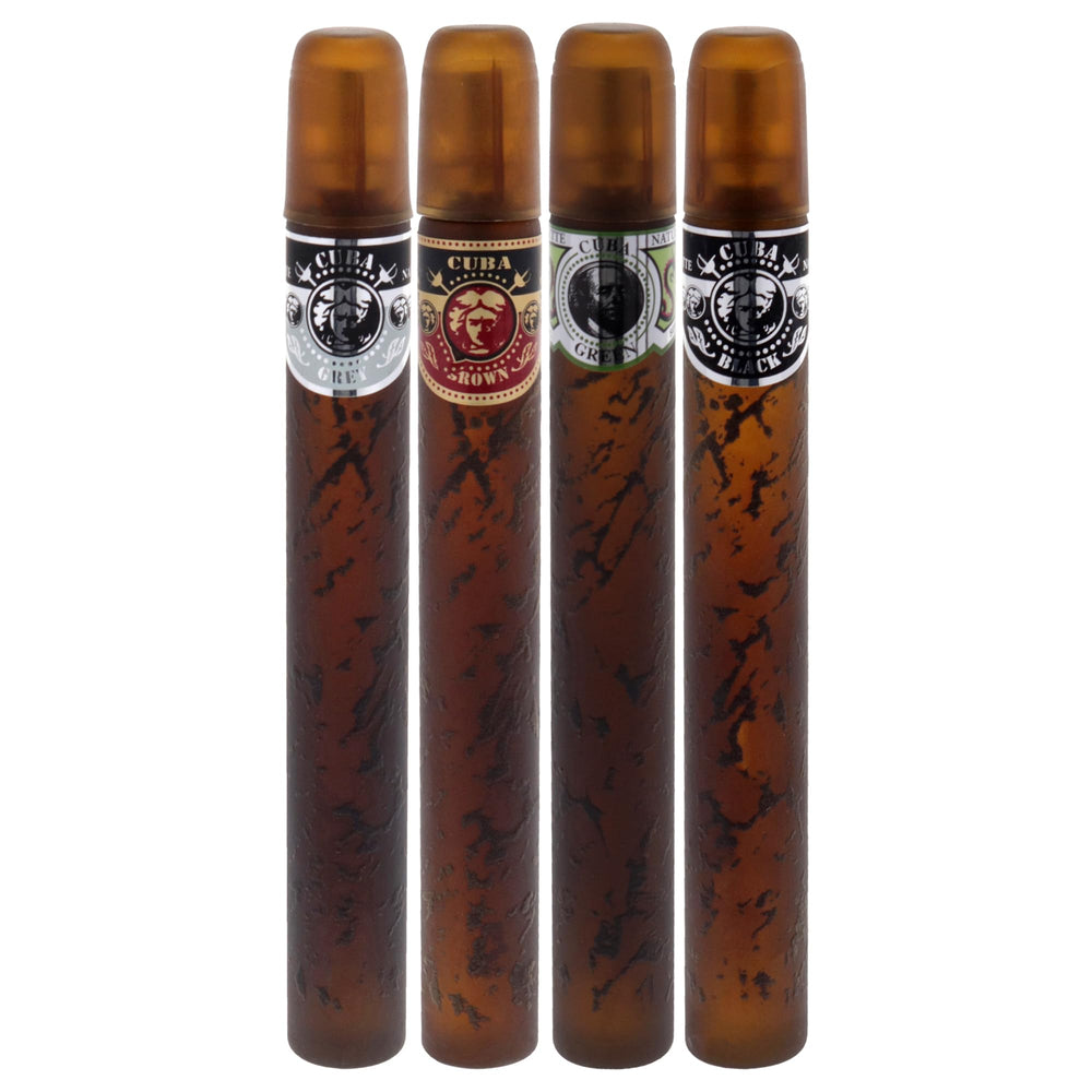 CUBA America 4-Piece Set brown bottle exudes warm notes.