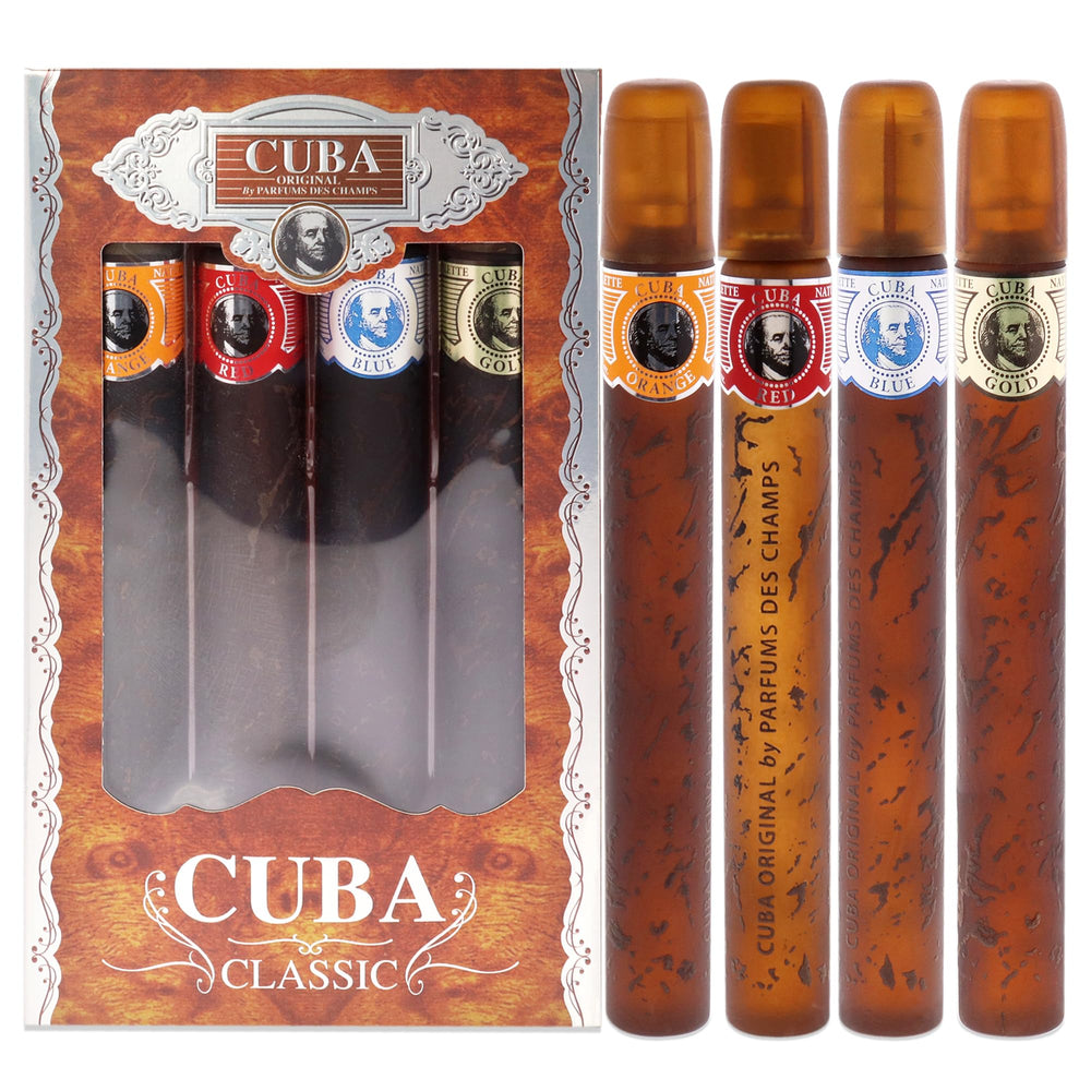 Cuba By Cuba for Men gift set box open, ideal for a stylish everyday gift.