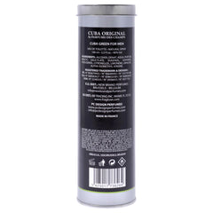 Cuba Green for Men spray action demonstrates easy, even application