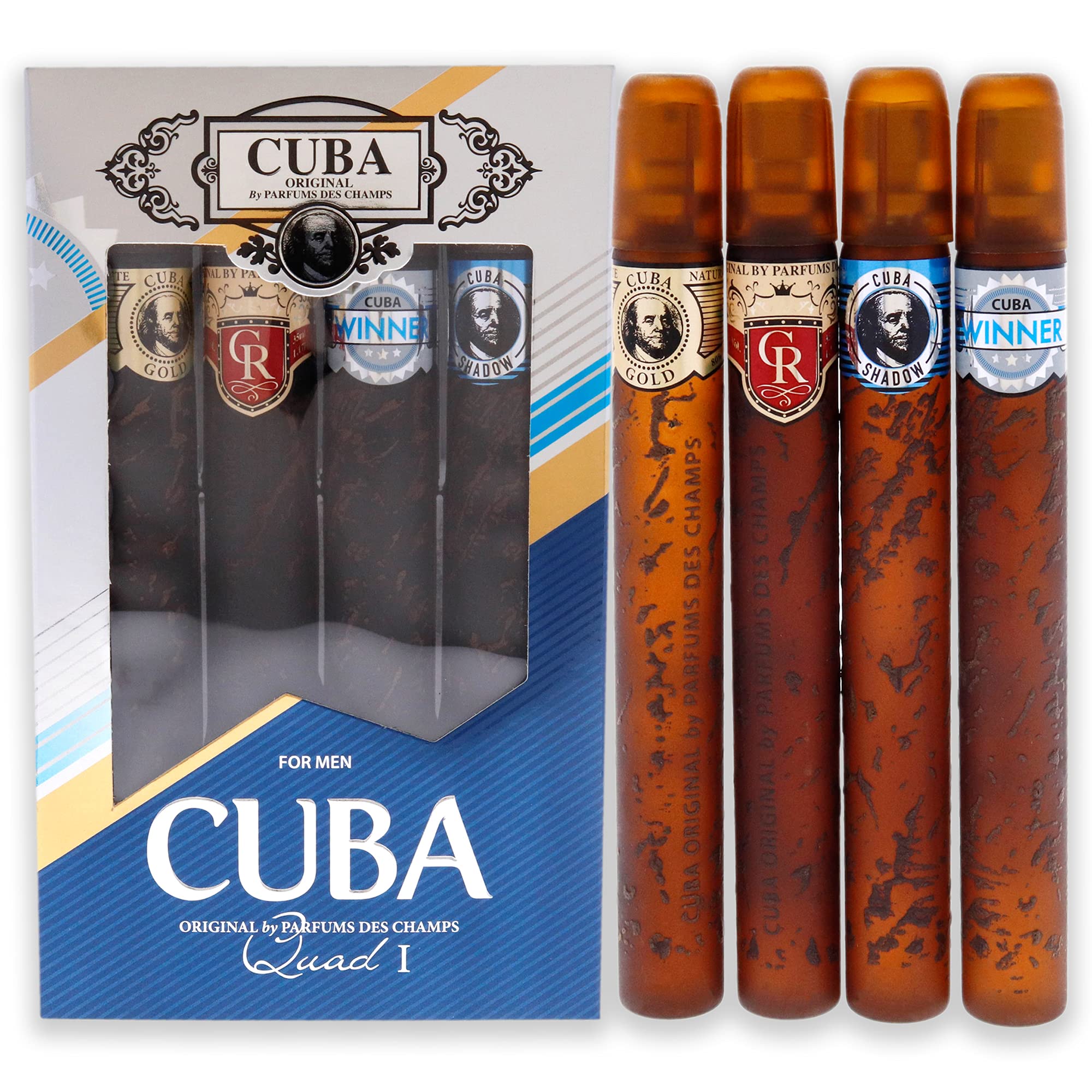 Cuba Men's Gift Set packaging showcases premium presentation for gifting.