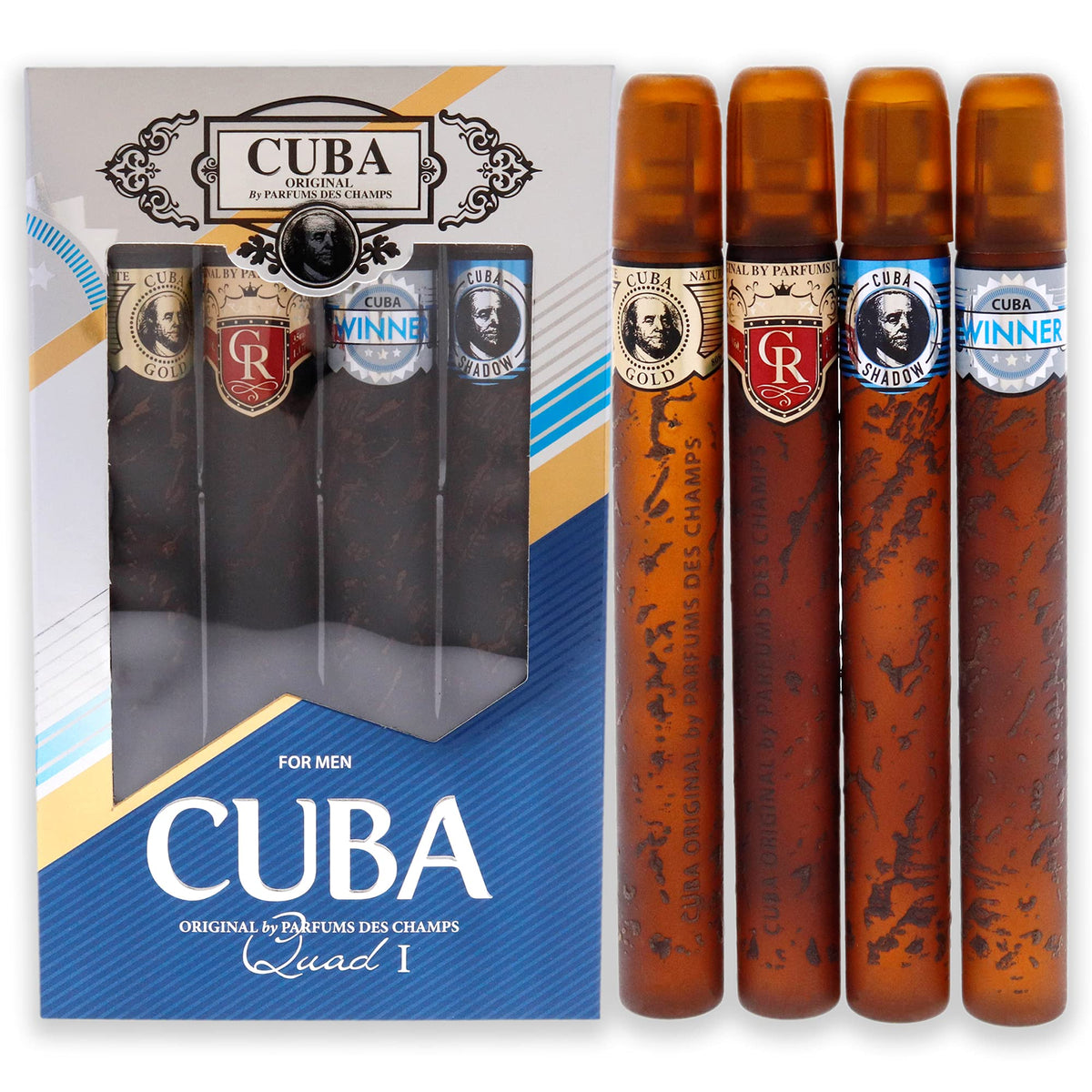 Cuba Men's Gift Set packaging showcases premium presentation for gifting.