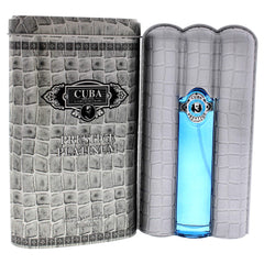 Cuba Original by Parfums Des Champs Platinum label closeup with classic branding