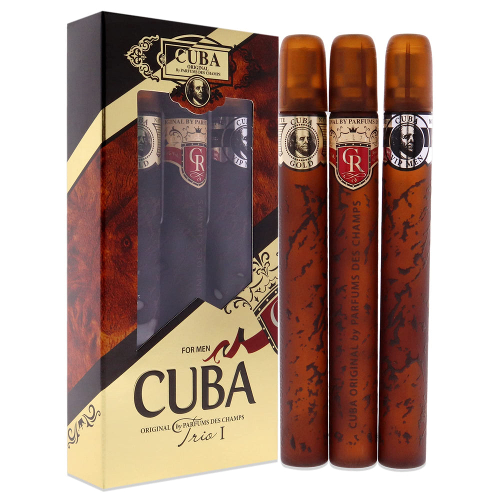 Cuba Trio Best 1 Gift Set Royal edt bottle front for versatile evening and day use