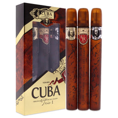 Cuba Trio Best 1 Gift Set Royal edt bottle front for versatile evening and day use