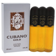 Cubano Gold bottle, premium fragrance for daily wear and evening occasions.