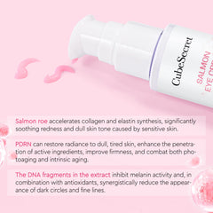 CubeSecret Salmon DNA PDRN Eye Serum pea-sized application around the eye area