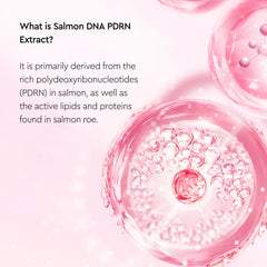 CubeSecret Salmon DNA PDRN Eye Serum ingredients panel with DNA PDRN and Vitamin C for brightening