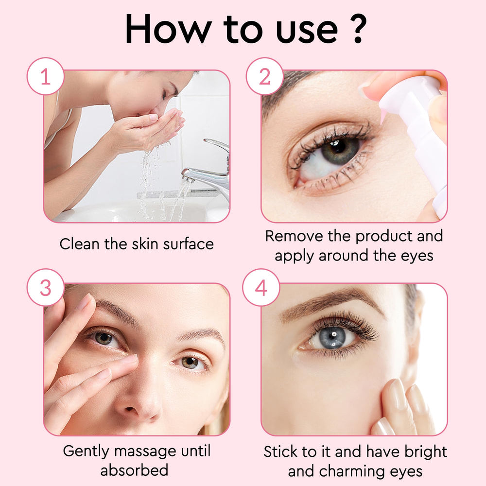 CubeSecret Salmon DNA PDRN Eye Serum soft radiance around the eye after application