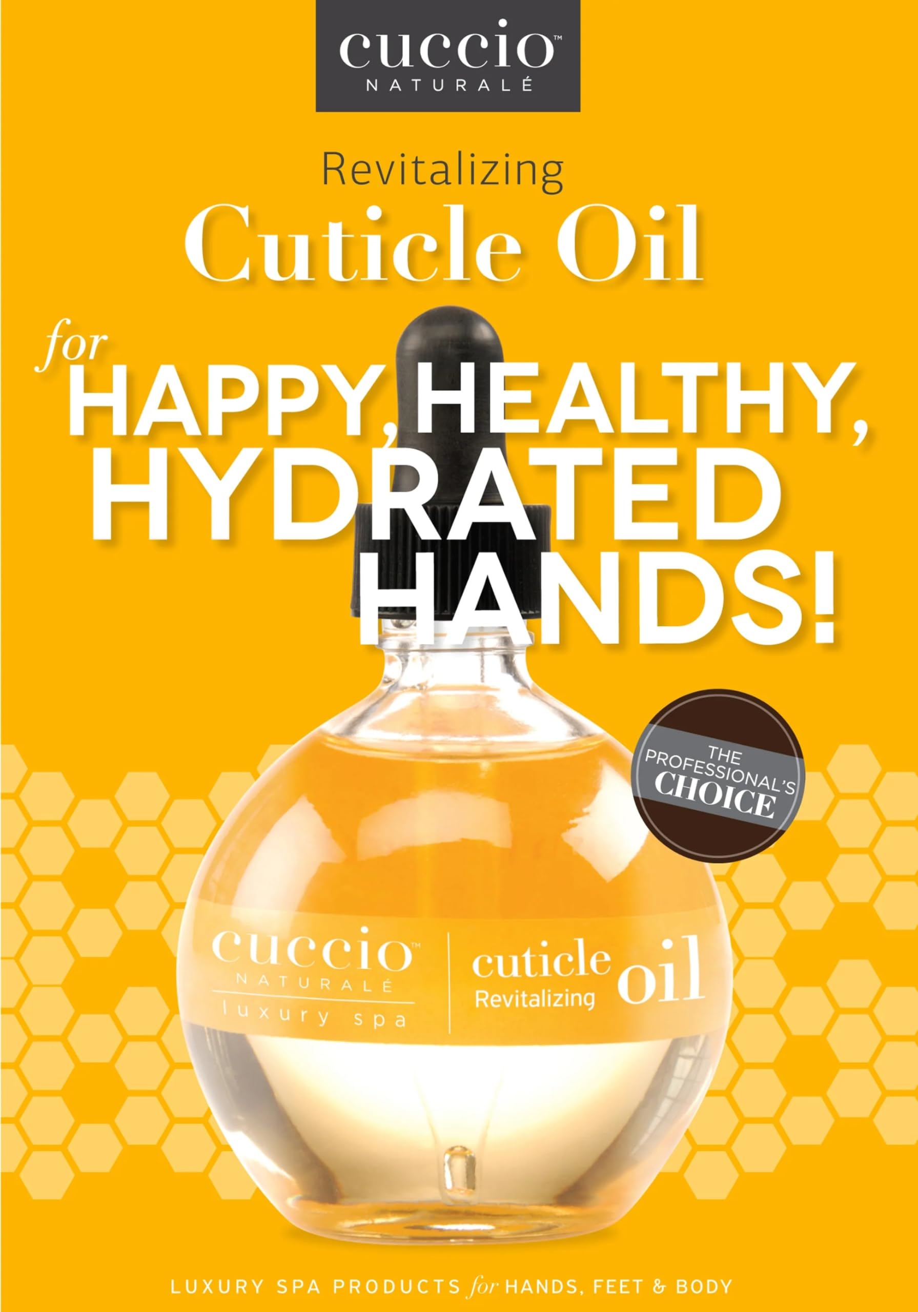 Cuccio Cuticle Oil nails strengthening image highlights growth and shine