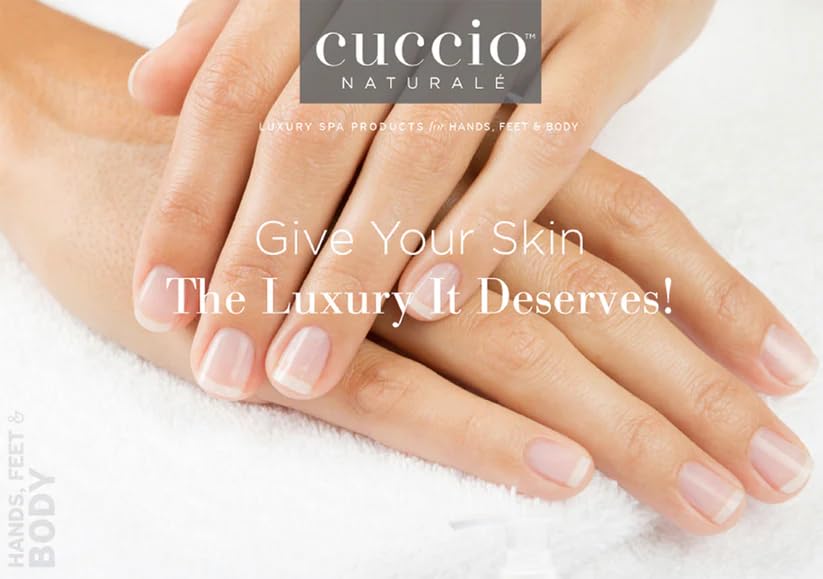 Cuccio Milk & Honey Butter Lotion texture close-up shows creamy, rich moisture