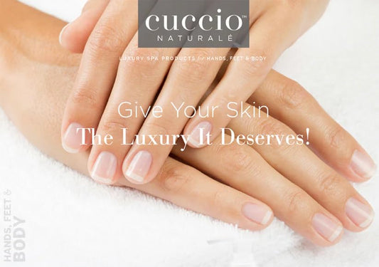 Cuccio Milk & Honey Butter Lotion texture close-up shows creamy, rich moisture
