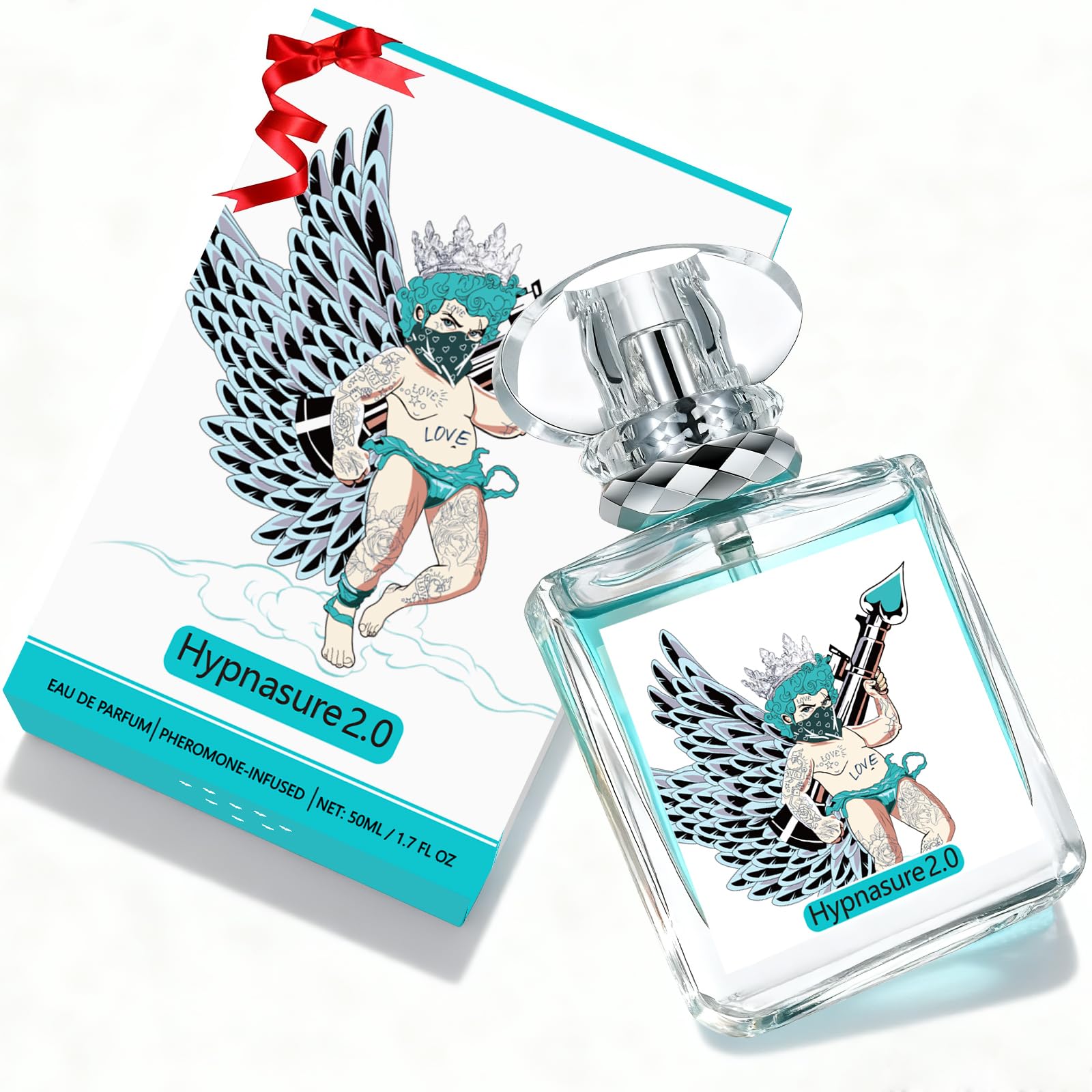 Cupidaura Hypnasure bottle 50ml with long-lasting masculine fragrance for all-day confidence.