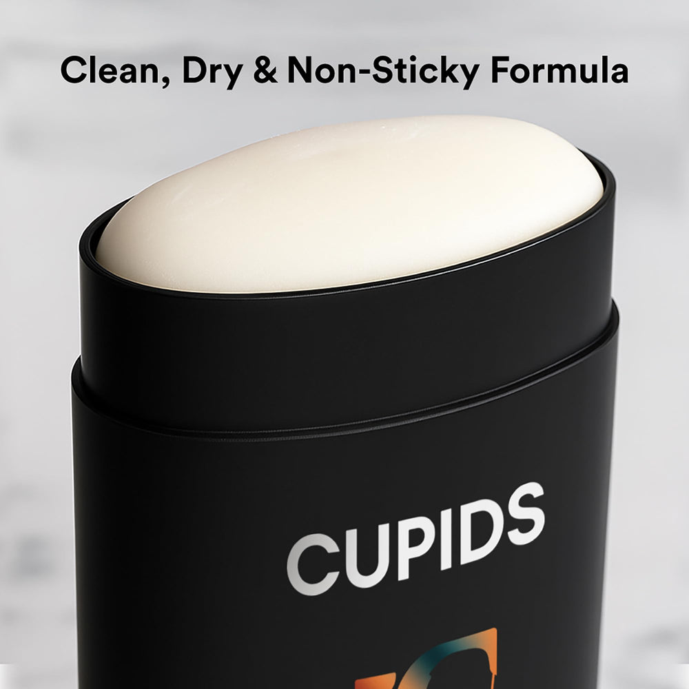 Cupids Hypnosis fast-drying deodorant leaves no sticky residue.