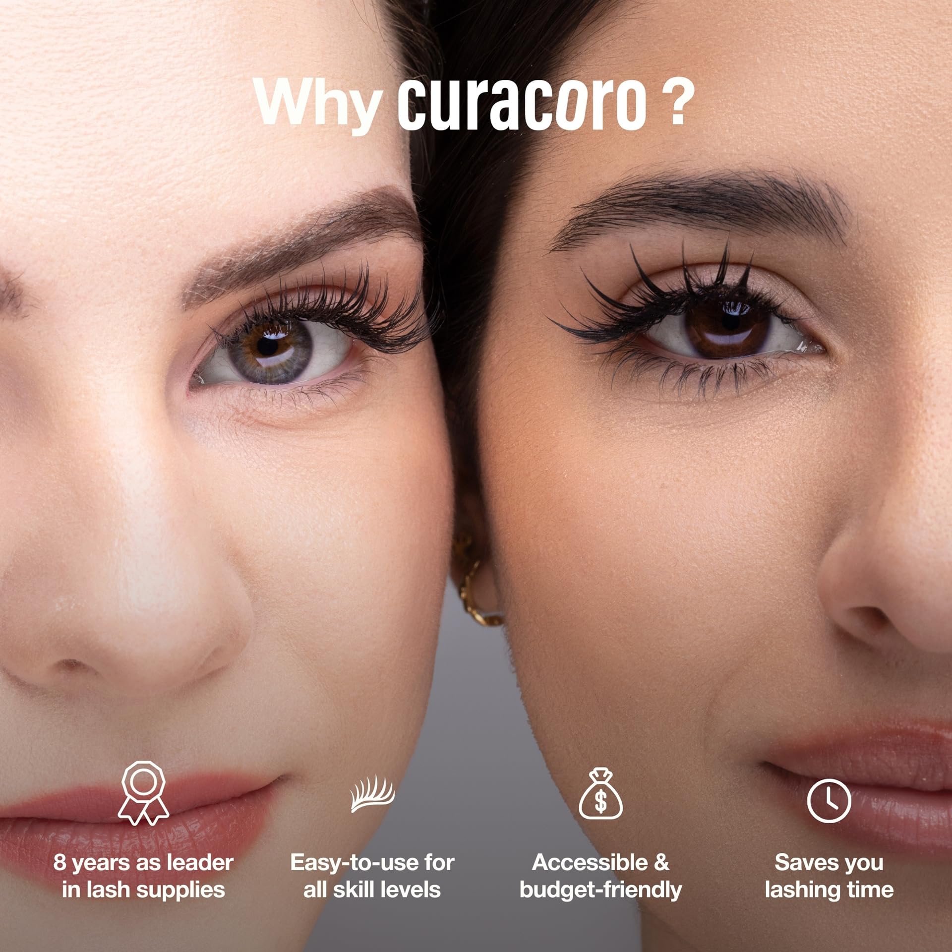 Curacoro premade spikes speed up application for efficient professional results.