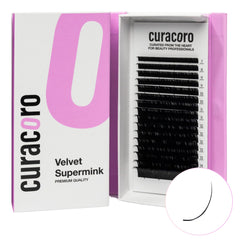 CURACORO Super Mink eyelash tray 0.07 CC 12mm for precise fan creation