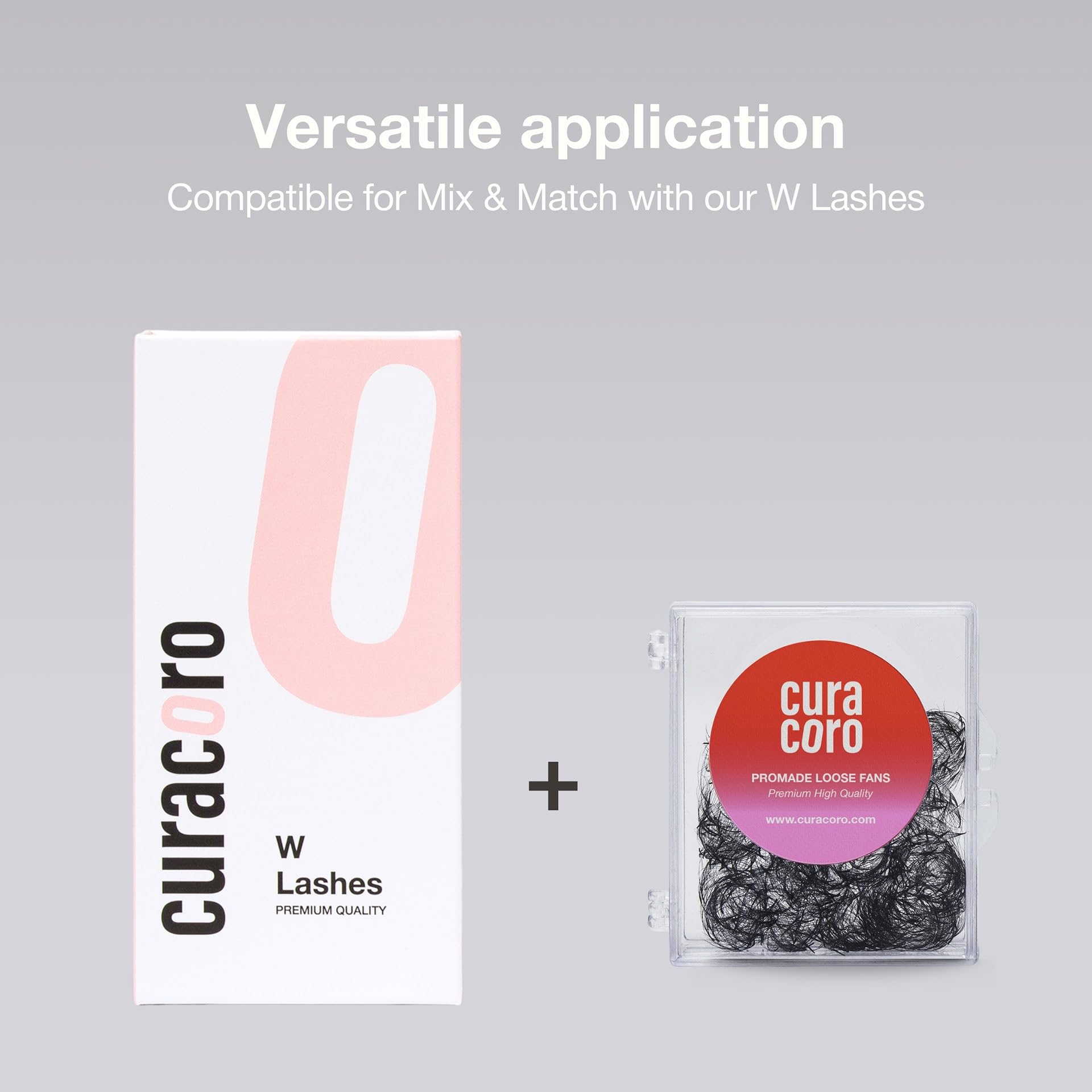 Premium PBT material ensures soft, cruelty-free lashes from Curacoro W.