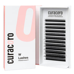 Curacoro W eyelash extensions offer soft fluff volume for a natural, dramatic look.