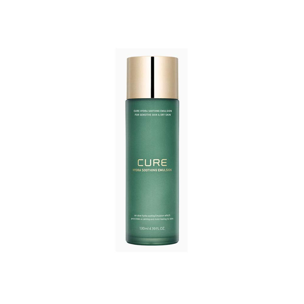 CURE Aloe Hydra Emulsion texture close-up shows lightweight hydration boost.